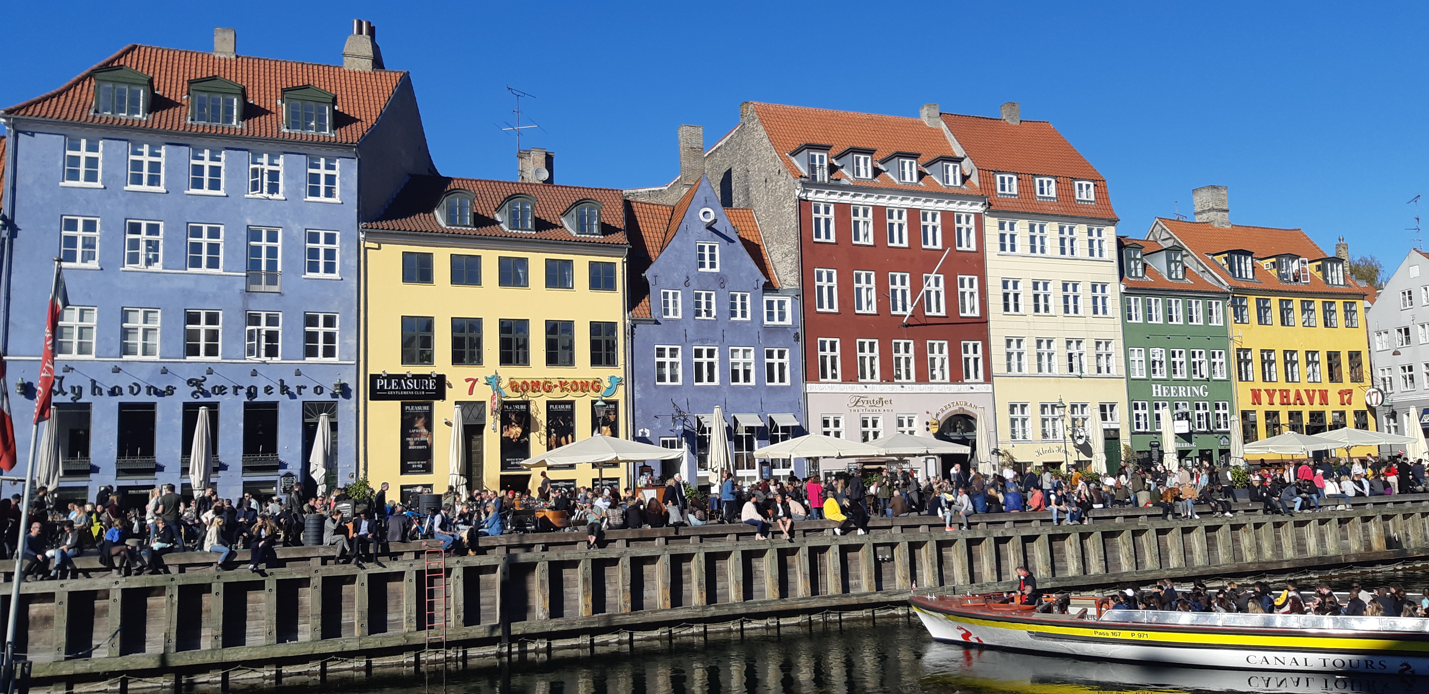 maison colorées Nyhavn Copenhague