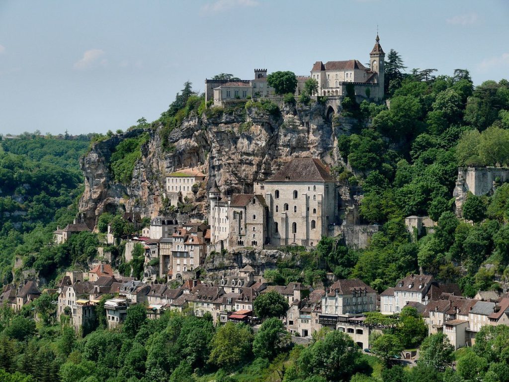Village Rocamadour drône