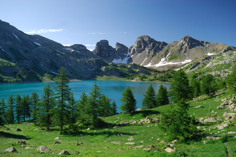 Lac Allos montagne