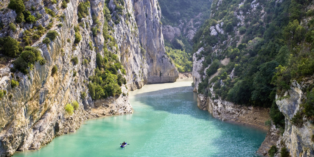 Vue aérienne Gorges de Kakuetta