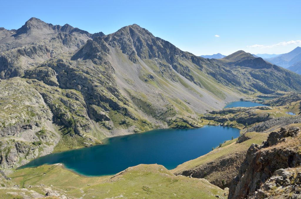 Vue lac parc national du Mercantour