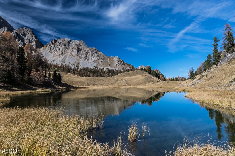 Parc naturel régional du Queyras lac montagne