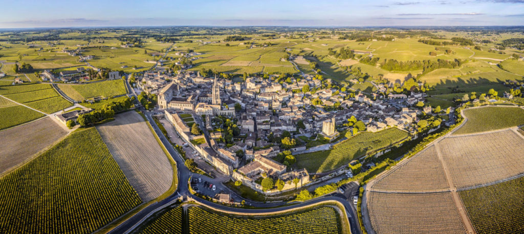 Vue aérienne Saint-Emilion