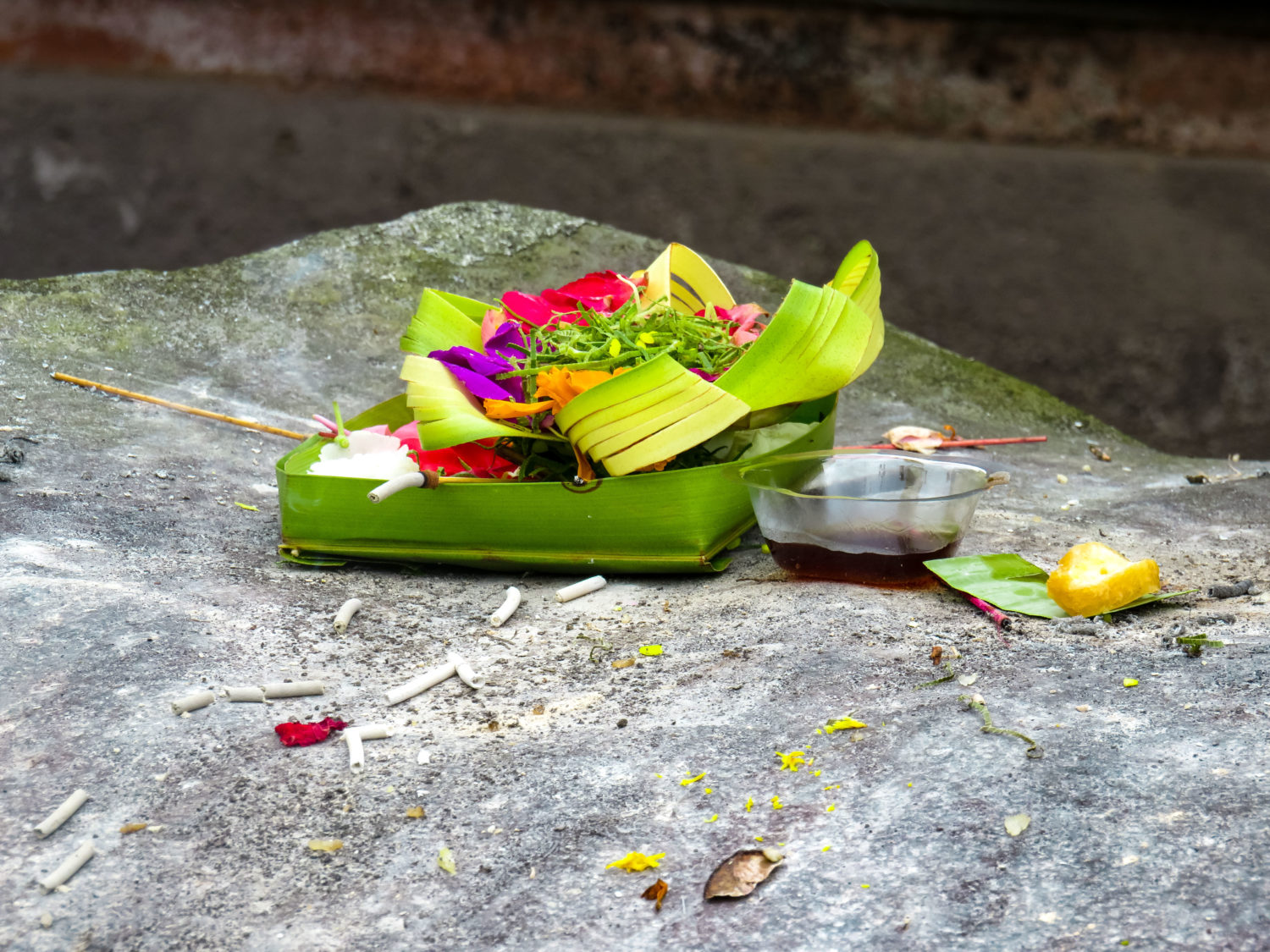 OFFRANDES TEMPLE BESAKIH BALI