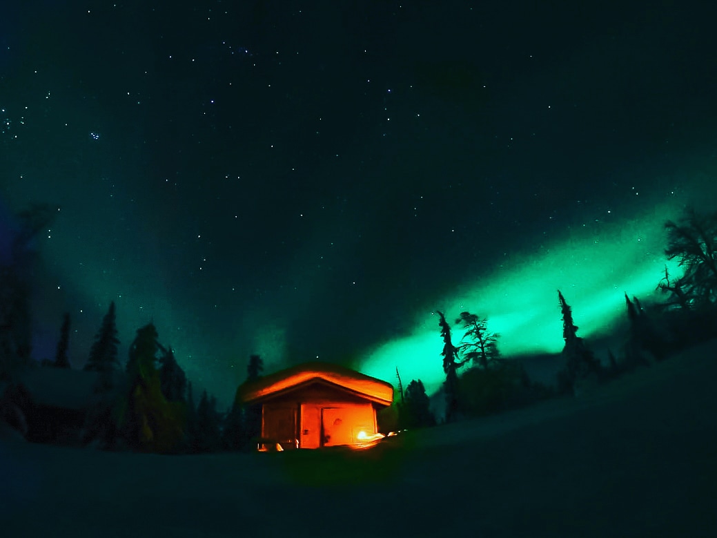 AURORES BOREALES LAPONIE NORTHERN LIGHTS LAPLAND