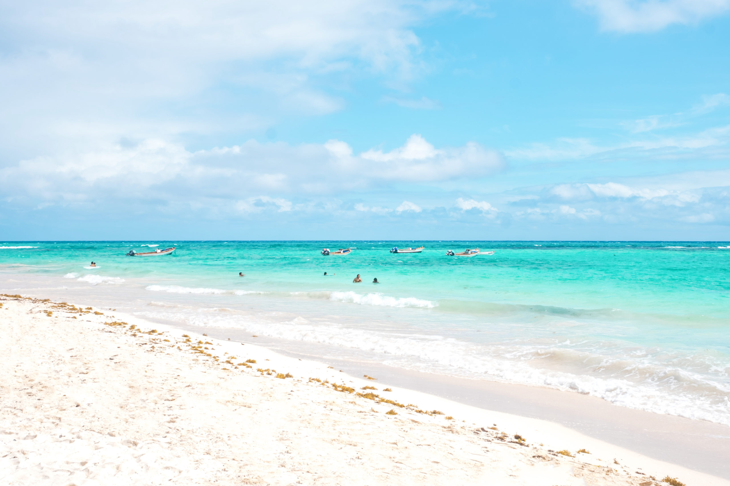 plage xpu ha playa del carmen yucatan mexique