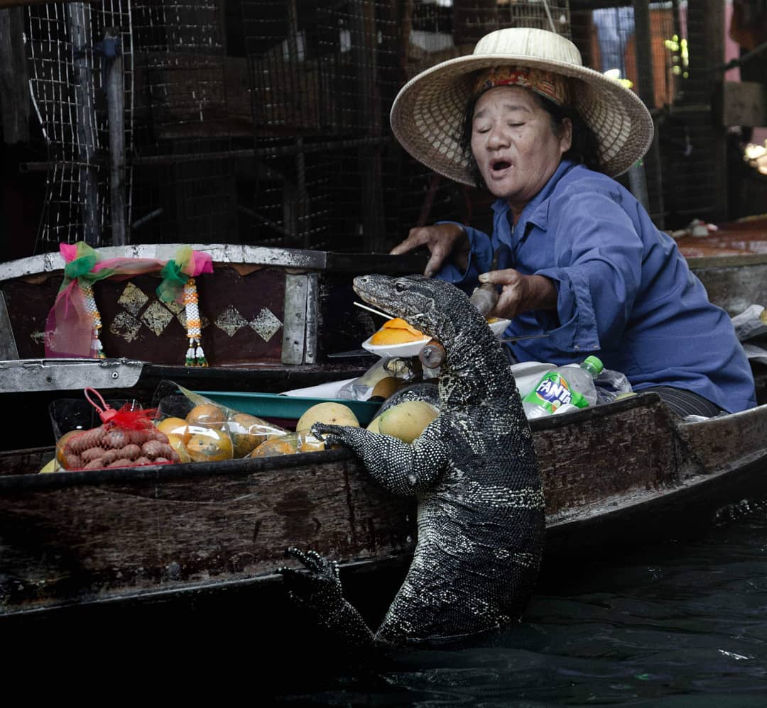 marché flottant Damnoen Saduak Bangkok