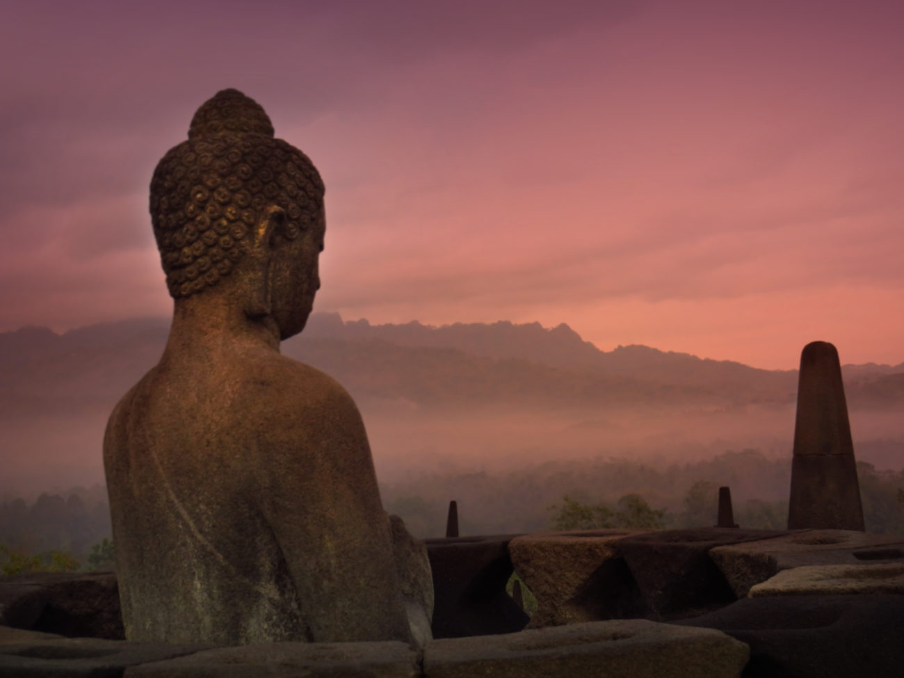 SUNRISE BOROBUDUR INDONESIE