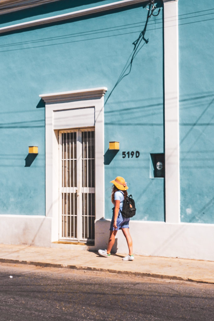 RUE DE MERIDA YUCATAN MEXIQUE