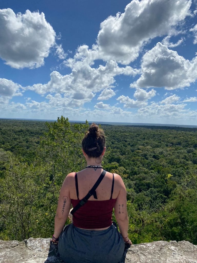 visite calakmul pyramide yucatan mexique