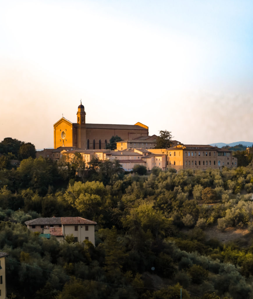 VUE REMPART SIENNE ITALIE